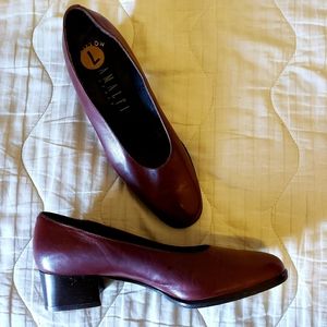 Vintage Amalfi Italy "A Pillow" Leather Shoes